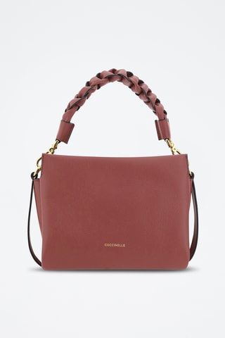 Sac à main en cuir Boheme Grana - Bordeaux