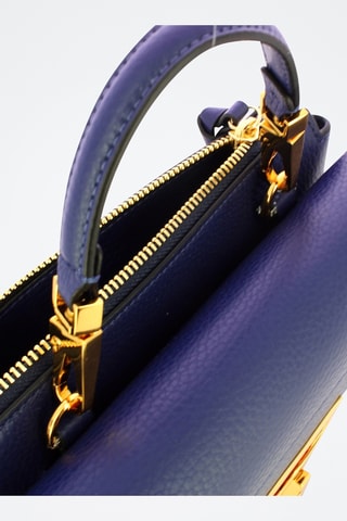 Sac à main en cuir Arlettis - Bleu roi