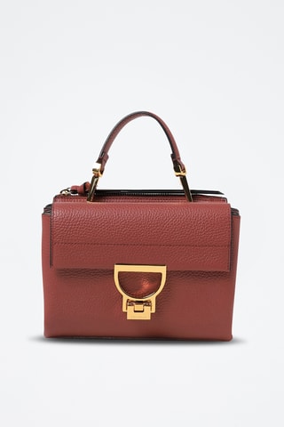 Sac à main en cuir Arlettis - Marron