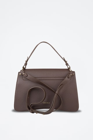 Sac à main en cuir C-Me - Marron