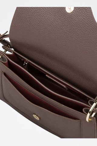 Sac à main en cuir C-Me - Marron