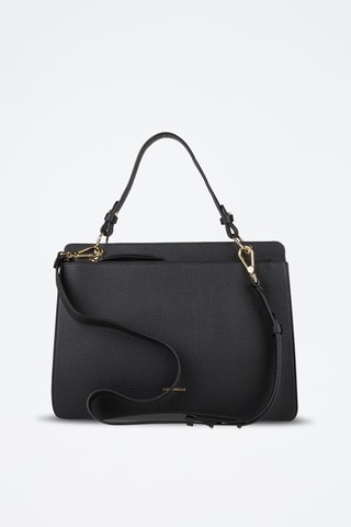 Sac à main en cuir C-Me - Noir