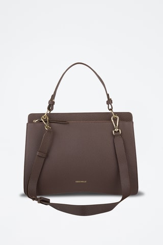 Sac à main en cuir C-Me - Marron