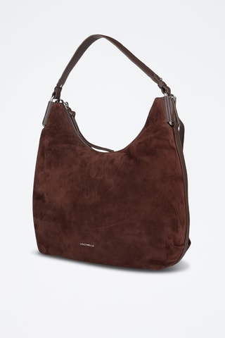 Sac à main en nubuck Rebekka - Marron