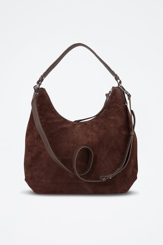Sac à main en nubuck Rebekka - Marron