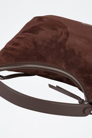 Sac à main en nubuck Rebekka - Marron