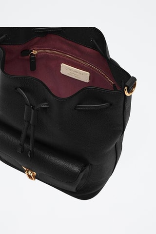 Sac seau en cuir Generatio - Noir