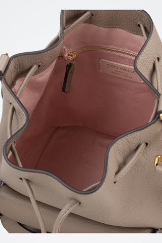 Sac seau en cuir Generatio - Taupe