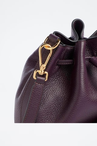 Sac seau en cuir Generatio - Violet