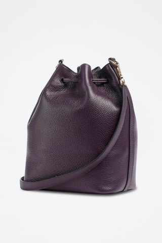 Sac seau en cuir Generatio - Violet