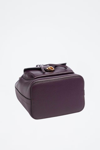 Sac seau en cuir Generatio - Violet
