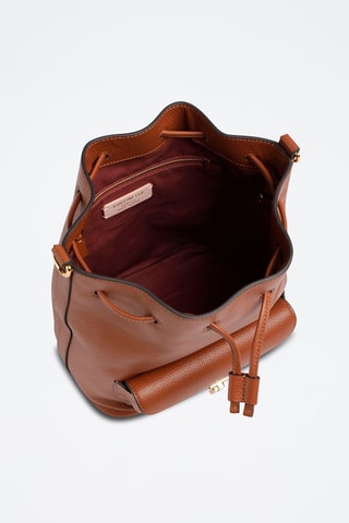 Sac seau en cuir Generatio - Marron clair