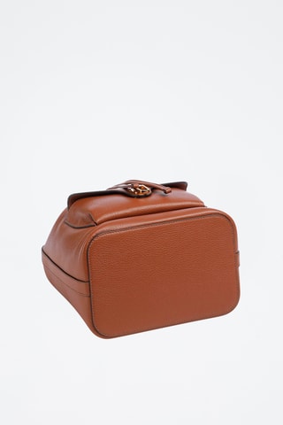 Sac seau en cuir Generatio - Marron clair
