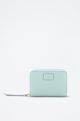 Porta-moedas de couro Coccinellevoile - Azul-celeste