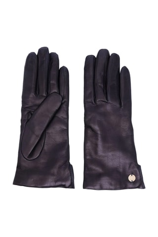 Luvas em couro Audrey - Preto