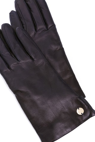 Luvas em couro Audrey - Preto