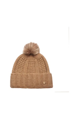 Gorro com pompom Linette - Toupeira