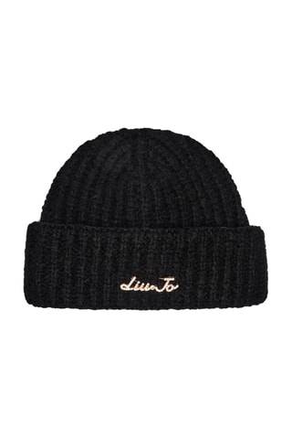 Gorro em alpaca e lã - Preto