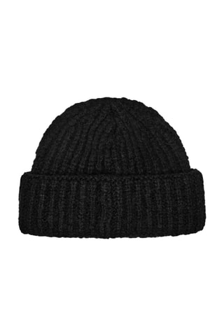 Gorro em alpaca e lã - Preto