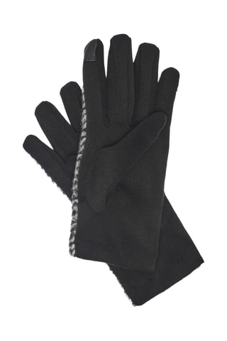 Luvas em lã - Preto e branco