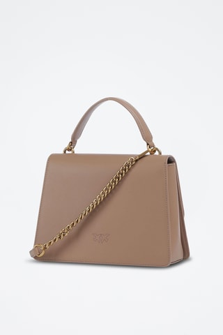 Mala de couro Love One Top - Toupeira