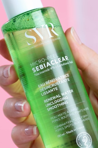 Vernieuwend Gladmakend Water met Scrubwerking Sebiaclear - 150 ml