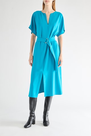 Rechte Jurk - Turquoise