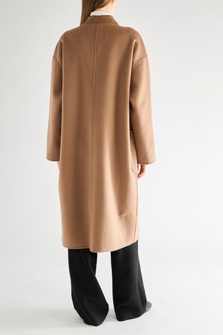 Wollen Jas - Camel