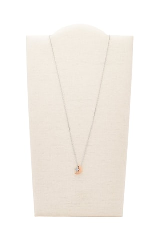 Lange Ketting Zilverkleurig en Roségoudkleurig