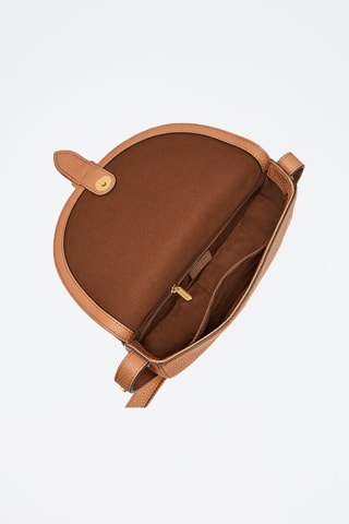 Leren Schoudertas - Rood Camel