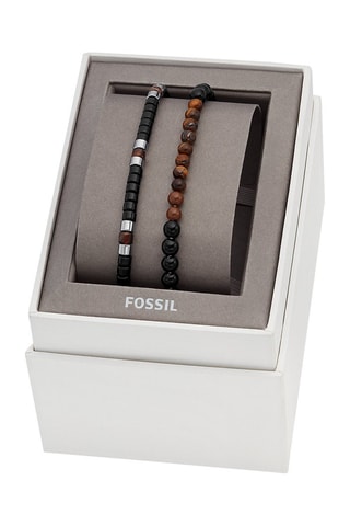 2 armbanden - Zwart en Bruin
