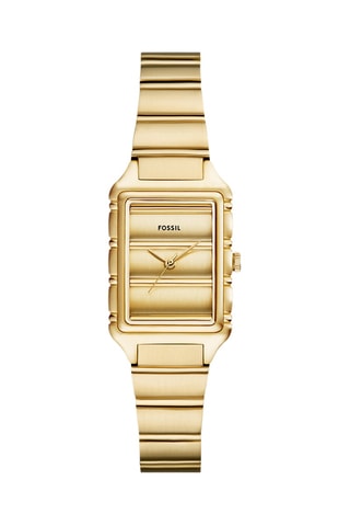 Stalen Quartz Horloge - Goudkleurig