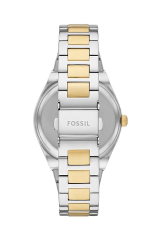 Stalen Quartz Horloge - Zilverkleurig en Goudkleurig