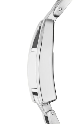 Stalen Quartz Horloge - Zilverkleurig