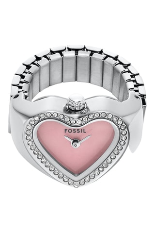 Quartz Ring - Zilverkleurig en Roze
