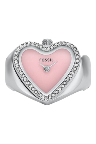 Quartz Ring - Zilverkleurig en Roze