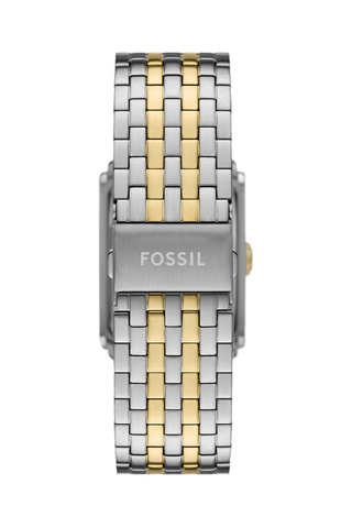 Stalen Quartz Horloge - Zilverkleurig en Goudkleurig