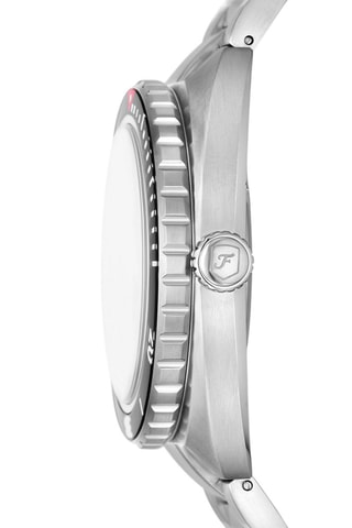 Stalen Quartz Horloge - Zilverkleurig en Zwart