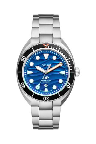 Stalen Quartz Horloge - Zilverkleurig en Zwart
