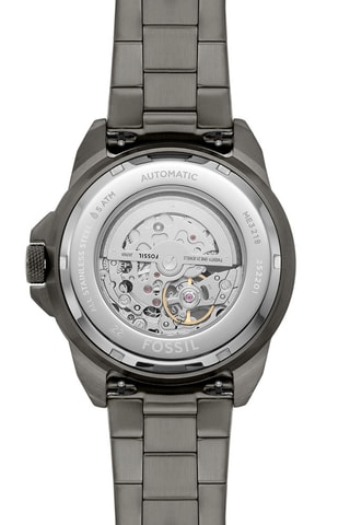 Stalen Automatisch Horloge - Grijs en Zwart