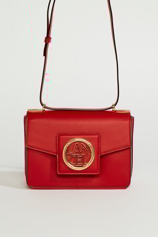 Sac bandoulière en cuir Roxane S - Rouge