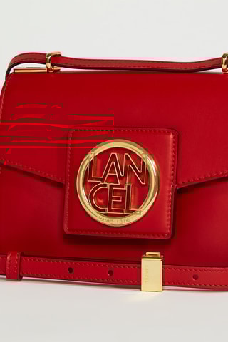 Sac bandoulière en cuir Roxane S - Rouge
