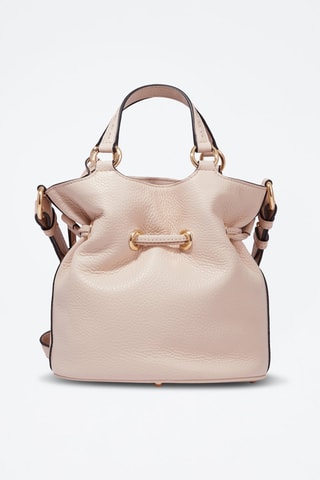 Sac seau en cuir Premier Flirt S - Rose