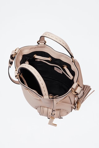Sac seau en cuir Premier Flirt S - Rose