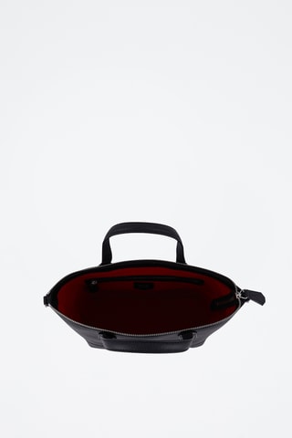 Cabas en cuir Ninon S - Noir