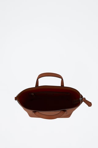 Cabas en cuir Ninon S - Camel