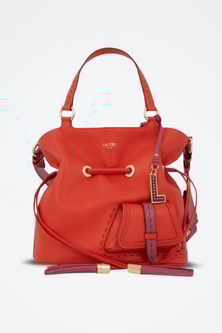 Sac seau en cuir Premier Flirt S - Rouge