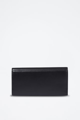 Compagnon en cuir Billie - Noir