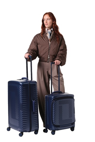 Valise grand volume Atlas - Bleu pétrole - 75 cm