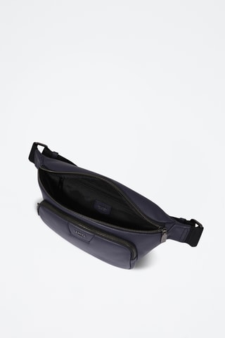 Sac banane en cuir Come - Bleu marine